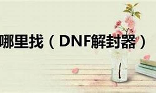 求dnf解封器_dnf封装解封